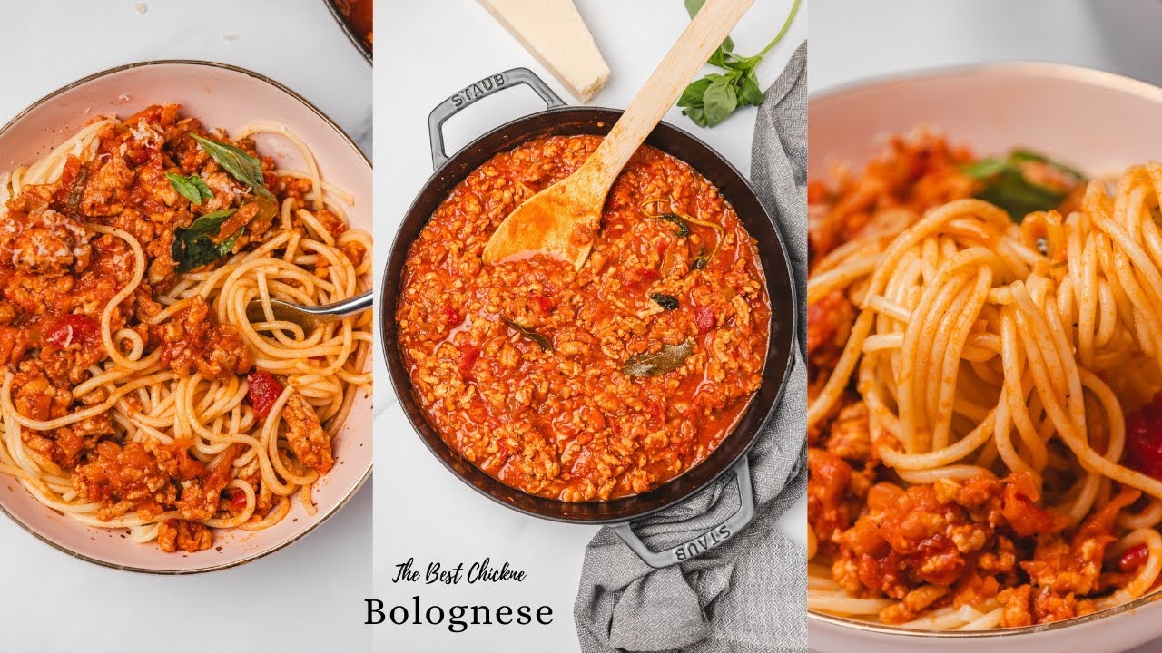 Quick and Easy Chicken Bolognese - YouTube