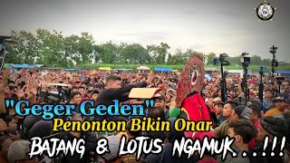 Geger Geden Penonton Gae Onar Bajang & Lotus Ngamuk Jaranan Rogo Samboyo Putro Live Joho Wates