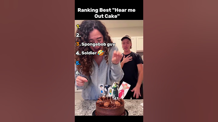 Ranking Best " Hear me out Cake"