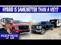 Gas V8 vs Hybrid V6 Towing! 2021 Nissan Titan vs 2021 Ford F-150