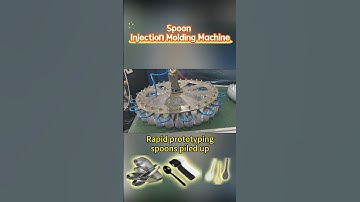 Injection Molding a Spoon | Spoon making machine | spoon machine | injection molding machines