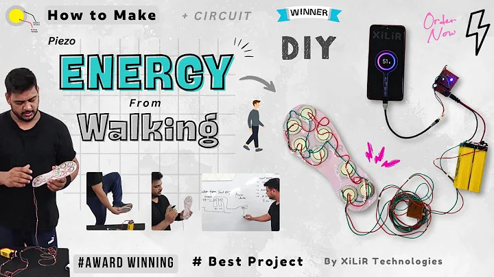 Energy Generation from Walking using Piezo Electric | 🏆 Inspire Award Winning Project
