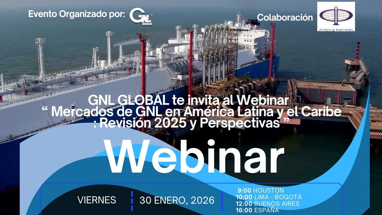 Webinar 2026 Kenna Bravo: Mercados de GNL en América Latina y el Caribe Revisión 2025 y Perspectivas