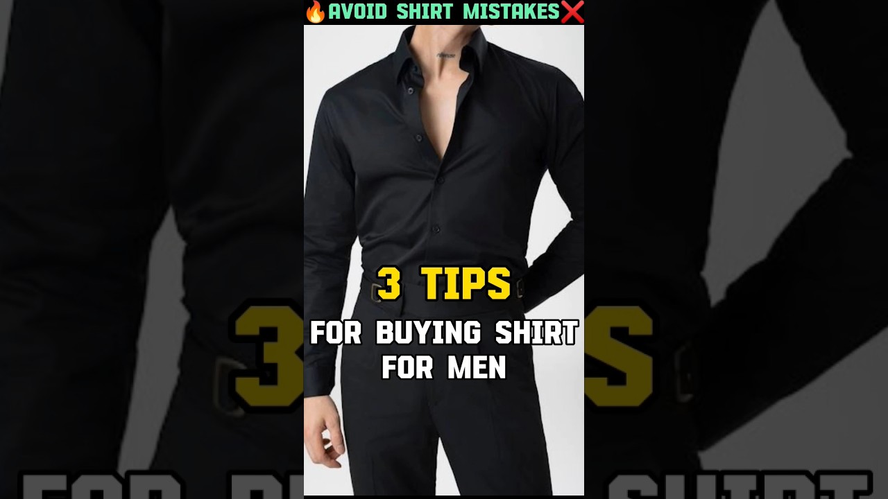 3 Tips For Buying SHIRTS EVERY MEN SHOULD KNOW✅ | Mens Fashion 🔥 #shorts #viralshorts #shirts