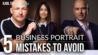 5 Business Portrait Mistakes to Avoid!