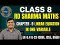 CLASS -8 RD SHARMA MATH CHAPTER -9 LINEAR EQUATION IN ONE VARIABLE EXERCISE -9.4 QUESTION- 23 CBSE