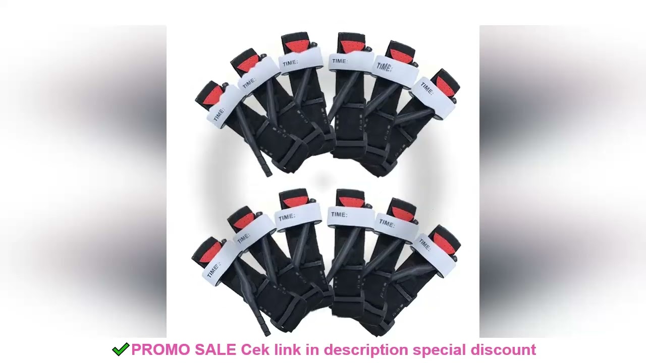 1/12 Pcs Emergency Tourniquet Outdoor Portable First Aid Quick Slow Release Tourniquets CAT Medical