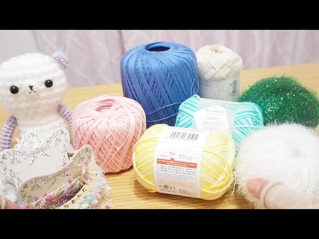 手持ちの糸を組み合わせて自由に遊ぶ【糸のお見合い】happyknittingmama/ハピママ