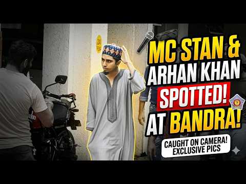 Arhan khan spotted at Bandra