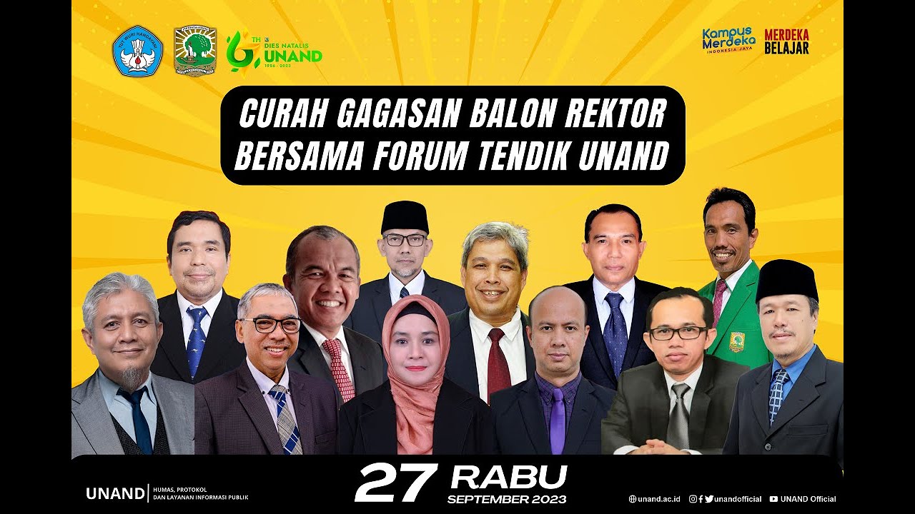 Curah Gagasan Balon Rektor bersama Forum Tendik UNAND