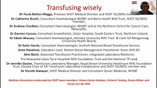 Full Transfusing Wisely Webinar Update