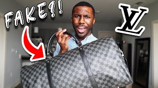 They sent me a FAKE LOUIS BAG | Fake Louis Vuitton Keepall