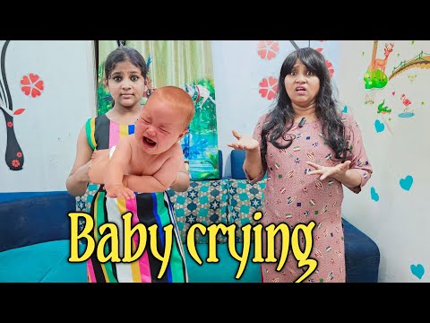 My Baby brother crying 😢 | comedy video | funny video | Prabhu sarala lifestyle