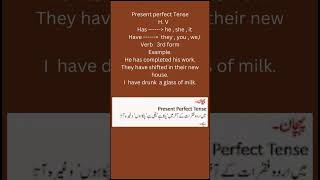 Learn English Tenses PRESENT PERFECT