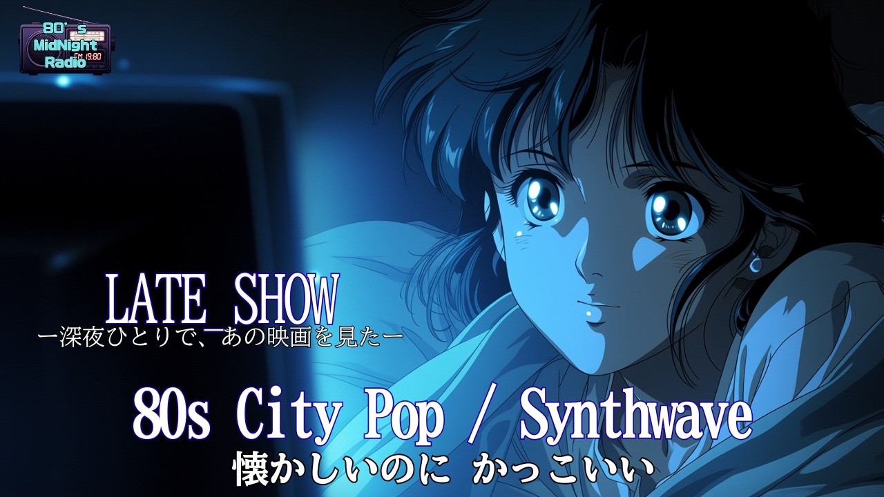 LATE SHOW｜深夜ひとりで、あの映画を見た 【80s シティポップ】 - YouTube
