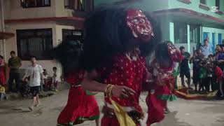 The First Day Of Boshigaun Lakhe Dance . 2082 . Radhika Maharjan