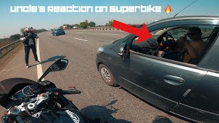 Uncle’s Reaction on Superbikers 🔥 || WEst Bengal To RanChi❤️