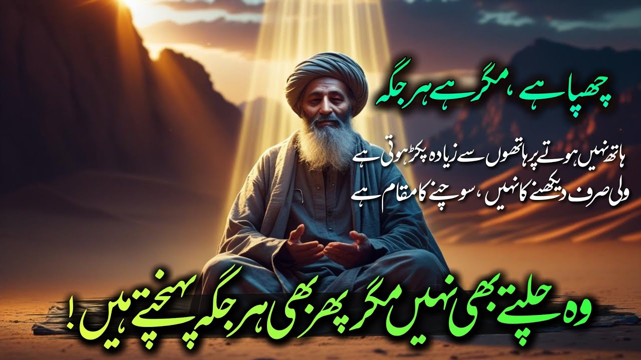 Wali Allah Ke Haath Paon Kyun Nahi Hotay?