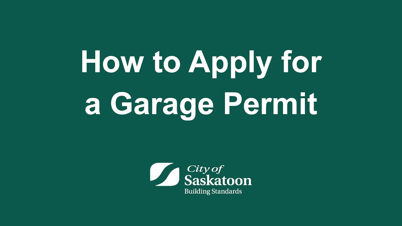 How to Apply for a Garage or Accessory Building Permit