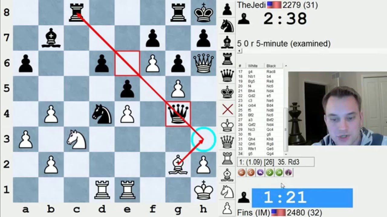 Blitz Chess #427: IM Bartholomew vs. TheJedi (Sicilian Defense)