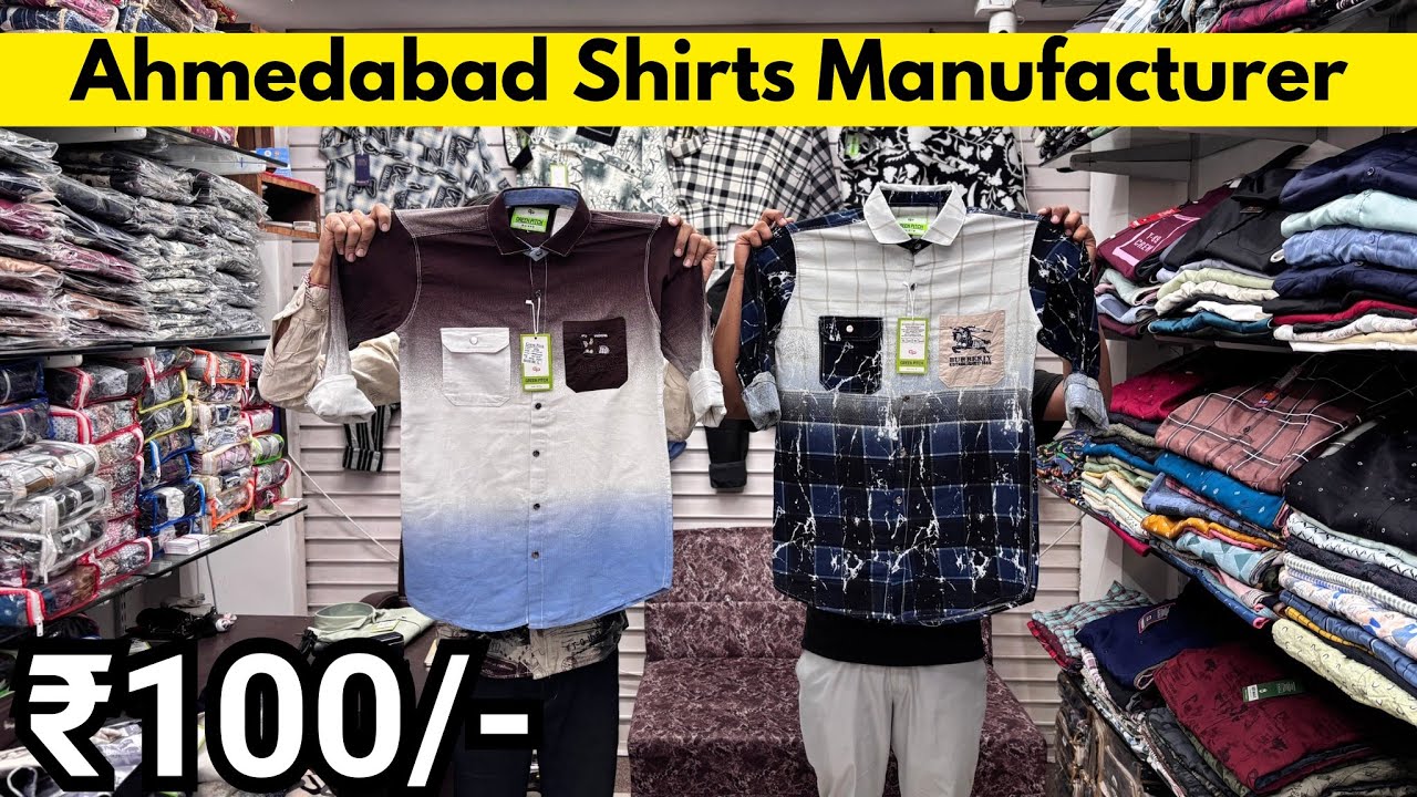 Ahmedabad Shirts Manufacturer || Shirts Wholesaler In Ahmedabad || Trending Shirt Wholesale Market 
