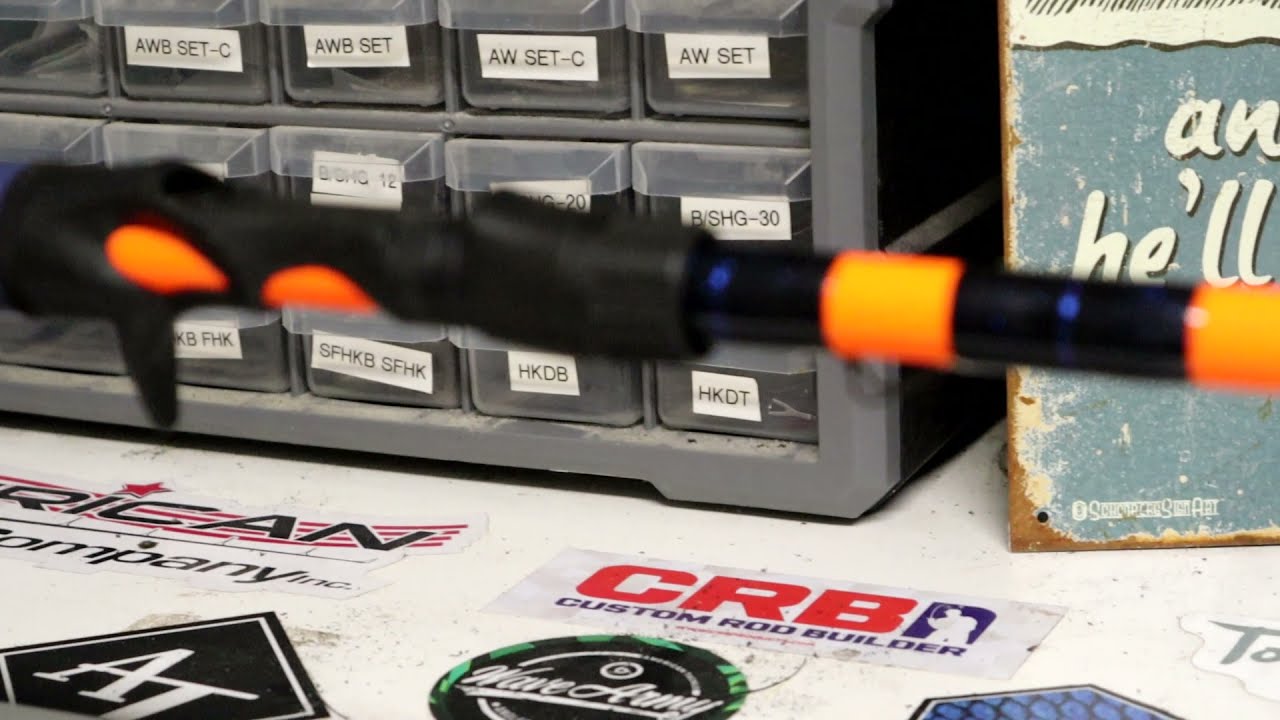 Custom Built Swimbait Rod Featuring American Tackle Ti-Forged Guides #americantackle