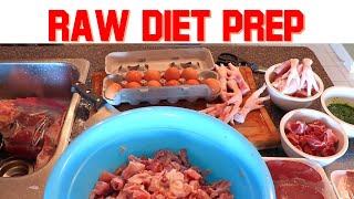 Dog Raw Diet Preparation - Time Lapse by The Toronto Dog Whisperer AKA - Dog Nerd 1,723 views 4 years ago 1 minute, 43 seconds