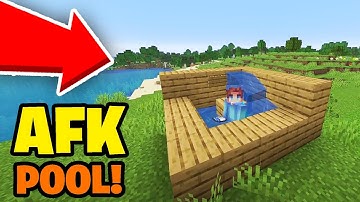 How To Make AFK Pool in Minecraft! (1.21.7+ WORKING)