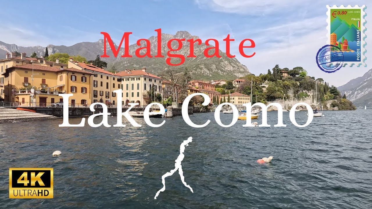 Walking in Malgrate, Lake Como, Italy 🇮🇹 [4K UHD]