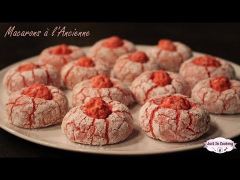 recette-pour-octobre-rose-:-les-macarons-à-l'ancienne-à-la-rose-et-aux-pralines