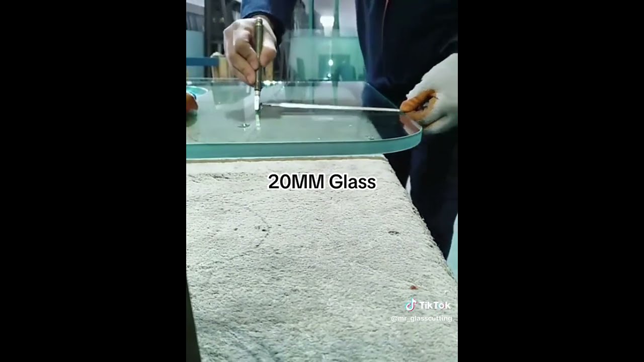 Effortlessly Cut 20mm Thick Glass Professional Cutting GlassCutting ProfessionalTools