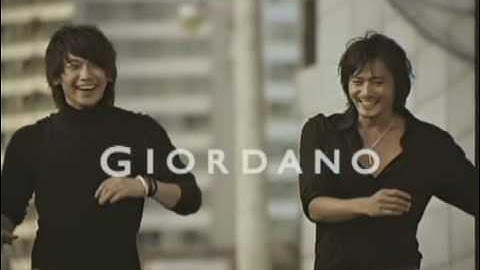 [CF] Rain & Jang Dong Gun - GIORDANO back shirt & Jean (30s)