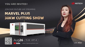 30KW MARVEL PRO LASER CUTTING INTELLIGENT EQUIPMENT |STAY WITH ALICE TO CHECK OUT THE CUTTING RESULT