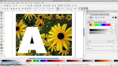 How to fill a shape with an image in Inkscape