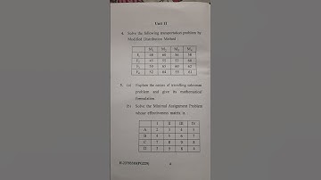 cblu operations research technique question paper 3rd sem 2024 #cblu #exam #2024