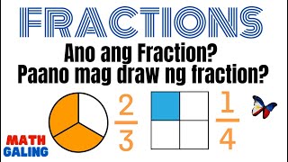 Ano ang Fraction Paano Magsulat ng Fraction Paano Mag Drawing ng Fractions | MathGaling Tutorials screenshot 5