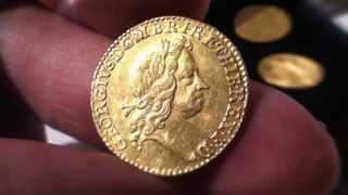 A BEAUTIFUL GOLD COIN FOUND METAL DETECTING IN WILTSHIRE