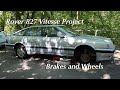Rover 827 Vitesse Project Part 4 - Changing Calliper Seals, More Paint and Refurbishing Wheels