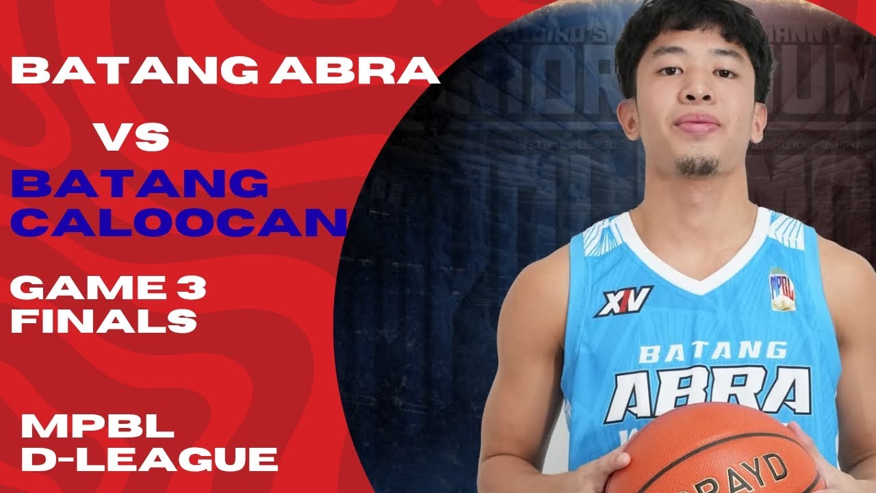 Game 3 North Devision Finals | Batang Abra Vs Batang Caloocan | March 01, 2026 | Mpbl D-League #mpbl