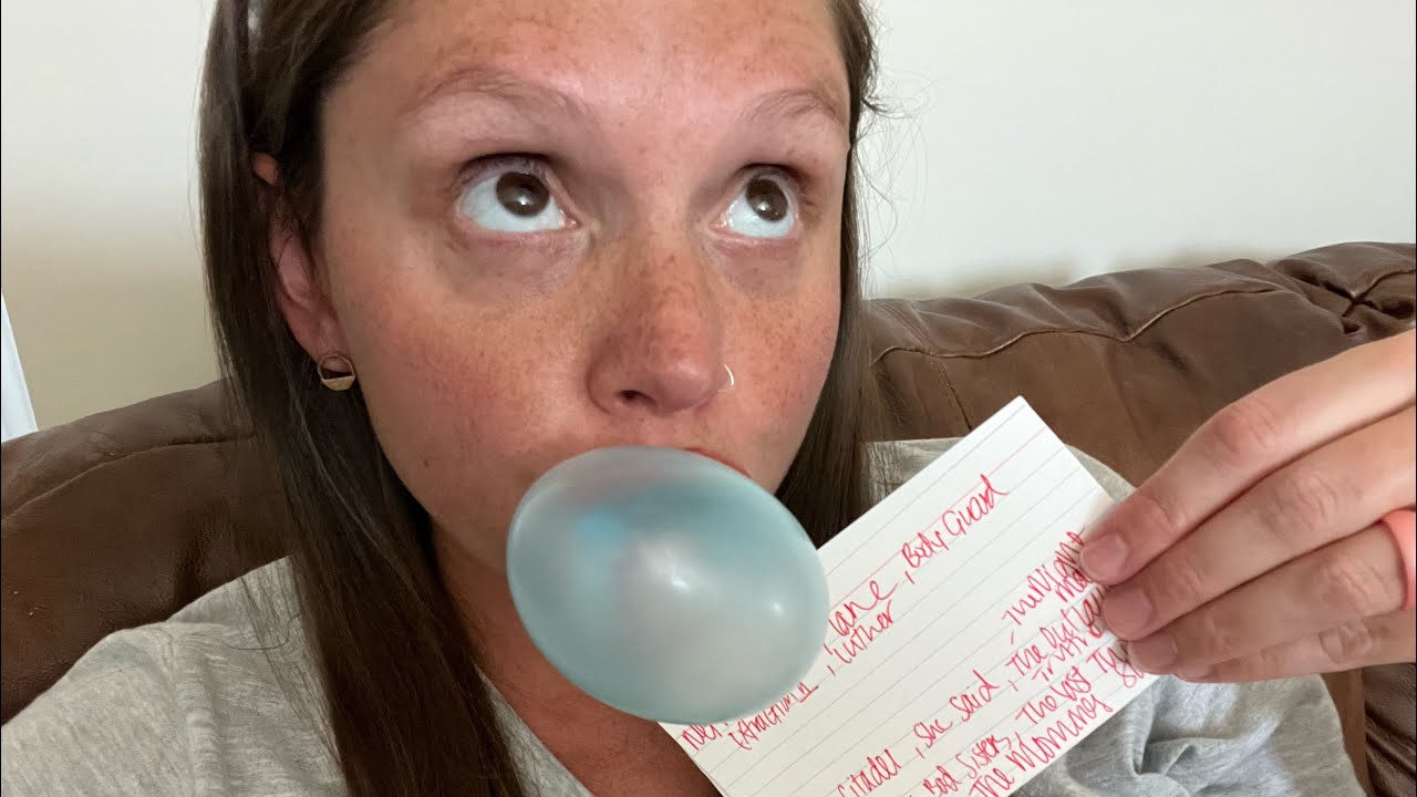 ASMR - Soft Spoke Gum Chewing/Bubble Blowing - What I’m Watching