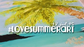 #lovesummerart : ocean breeze painting