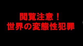 閲覧注意 世界の 性犯罪者 変態性欲者トップ１０ Youtube