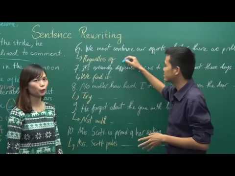 Video Giải quyết dạng Viết lại câu - Lớp 12 - Thầy Phúc Phan... - youtube
