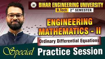 Engineering Mathematics-II | Ordinary Linear Differential Equation| 2nd Sem #beu #btech #mathematics