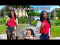 MY FIRST DAY OF SCHOOL VLOG *freshman yr* 2020-2021