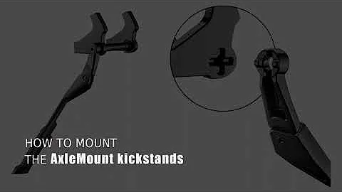 AXLE MOUNT KICKSTAND  CL KA125