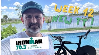 Week 12 of training for 70.3 Chattanooga and intro to my new TT bike