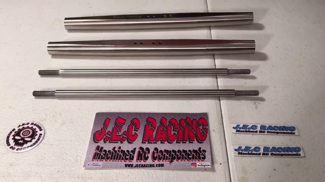 Traxxas Unlimited Desert Racer - JEC Racing Stainless Steel Trailing Arms