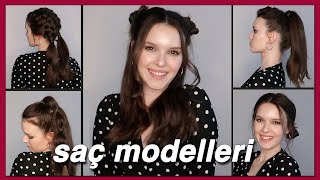 Okul İçi̇n Kolay Ve Prati̇k Saç Modelleri̇