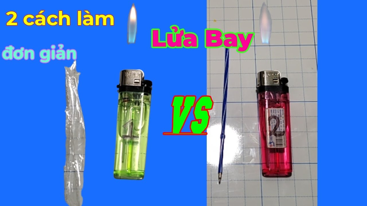 2 cách làm Lửa Bay 🔥, đơn giản, 2 ways to make Fire Fly 🔥😮, simple, Thiện Handmade